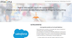 Desktop Screenshot of pragma-consulting.fr