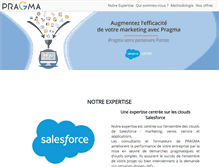 Tablet Screenshot of pragma-consulting.fr
